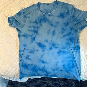 Mens lulu space dyes wicking shirt
